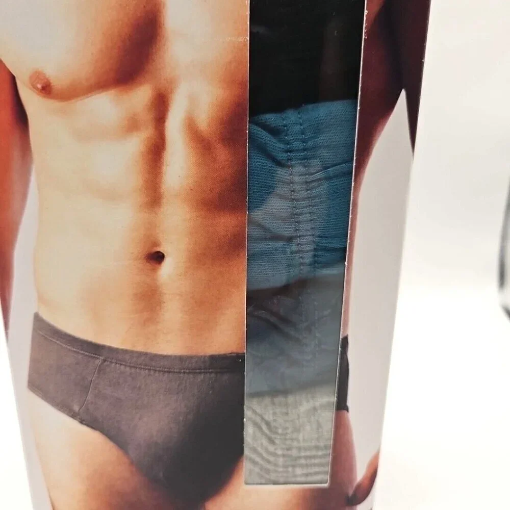 5 Pack Van Heusen Underwear Low Rise Briefs S 28-30  Multicolor Green & Blue NWT
